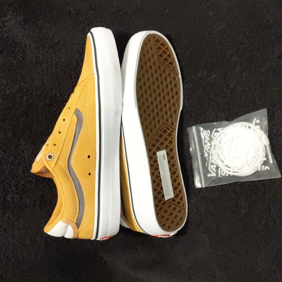 NWT Vans TNT Advanced Prototype Oak Buff Suede Shoes - Picture 8 of 9